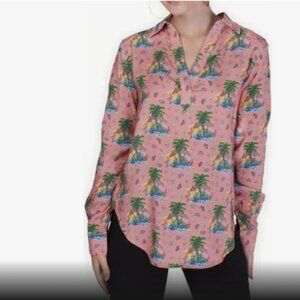 Nrvna Mode Hawaiian Shirt / Blouse - Small - Beach Vibes - Tropical